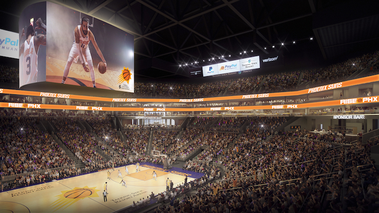 Phoenix Suns Unveil New Renderings Of Talking Stick Resort Arena