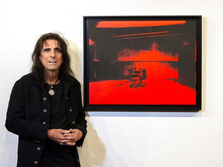 Arizona Event To Unveil Rock Legend Alice Cooper’s Warhol Outside Of Larsen Gallery