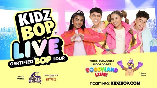 KIDZ BOP announces Doggyland as the opening act for the first 28 shows of tour